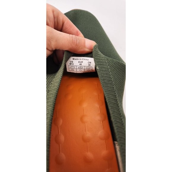 SoftScience The Tradewind Men's Slip On Athleisure Shoes - Sage & Tan Sole - Picture 4 of 13